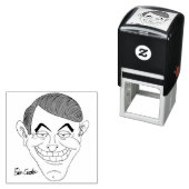 creepy businessman with money ears セルフインキングスタンプ (インサイチュ)