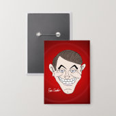 creepy businessman with money ears 缶バッジ (正面/裏面)