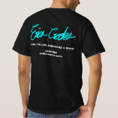 creepy businessman with money ears tシャツ (裏面)