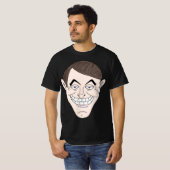 creepy businessman with money ears tシャツ (正面フル)