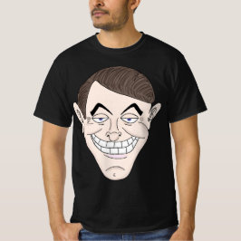 creepy businessman with money ears tシャツ