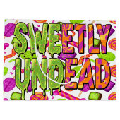 Creepy Candy Zombie Mashup For Halloween ラージペーパーバッグ (裏面)