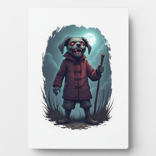 Creepy Cane Corso フォトプラーク (正面)