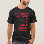 Creepy cat tシャツ (正面)