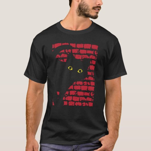 Creepy cat tシャツ (正面)
