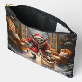 Creepy Christmas Goblin – Dark Fantasy Evil Santa アクセサリーポーチ (見開き)