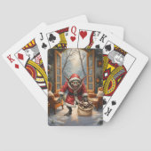 Creepy Christmas Goblin – Dark Fantasy Evil Santa  トランプ (裏面)