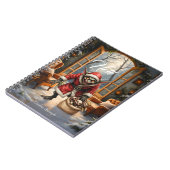 Creepy Christmas Goblin – Dark Fantasy Evil Santa  ノートブック (左側)