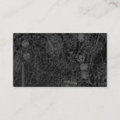 Creepy Cloister 02 - Abstact Tex – 黒 名刺 (裏面)