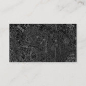 Creepy Cloister 03 - Abstact Tex – 黒 名刺 (裏面)