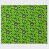 Creepy Crawlies Happy Halloween Add The Year Dark ラッピングペーパー (フラット)