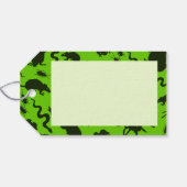 Creepy Crawlies Happy Halloween! Black Pattern ギフトタグ (裏面横)