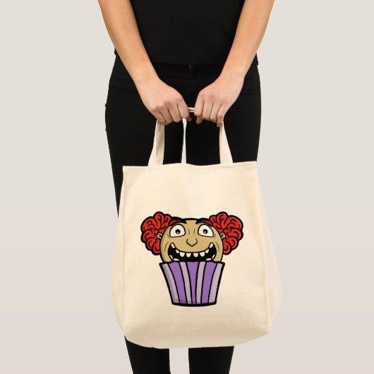 Creepy Cupcake Clown トートバッグ (正面(商品))