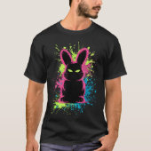 Creepy Cute Goth Bunny Horror Rabbit Sketch Alt Ng Tシャツ (正面)