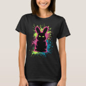 Creepy Cute Goth Bunny Horror Rabbit Sketch Alt Ng Tシャツ (正面)