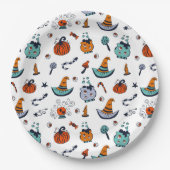 Creepy Cute Halloween Paper Plates ペーパープレート (正面)