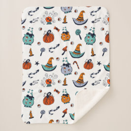 Creepy Cute Halloween Sherpa Blanket シェルパブランケット