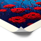 Creepy Demon in Spooky Woods Design ポスター (角)