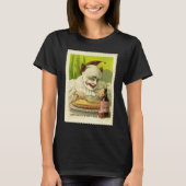 Creepy Evil Victorian Clown Christmas Greeting Tシャツ (正面)