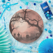 Creepy Forest Halloween ペーパープレート (パーティー)