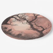 Creepy Forest Halloween ペーパープレート (アングル)