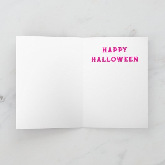  Creepy Fuchsia halloween mansion カード (内部)