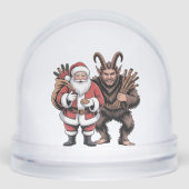 Creepy Funny Horror Santa Claus Krampus Christmas  (正面)