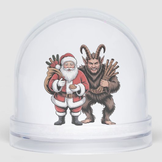 Creepy Funny Horror Santa Claus Krampus Christmas  (正面)
