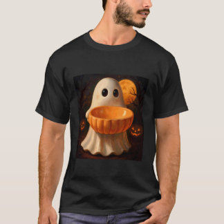 Creepy Ghost Pumpkin Halloween Tシャツ