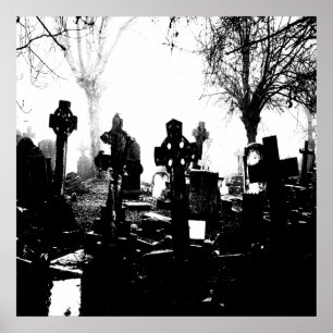Creepy Gothic Graveyard ポスター