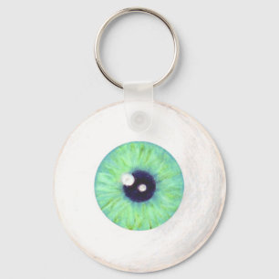 Creepy Green Eyeball Keychain キーホルダー