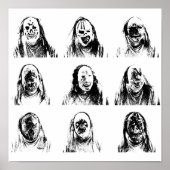 Creepy Masks ポスター (正面)