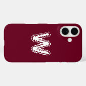 Creepy Monogram White on Red Case-Mate iPhoneケース (裏面 (横))