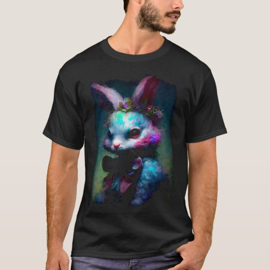 Creepy Nightmare Bunny Rabbit Silently Judges You Tシャツ (正面)