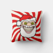 Creepy Santa Claus Screwball Graphics クッション (正面)
