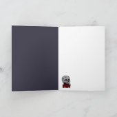“Creepy Skull Horror Design – Spooky Halloween Art カード (内部)