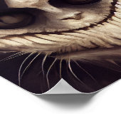 Creepy spooky horror cat ポスター (角)