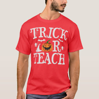 Creepy Trick Or Teach Halloween Tシャツ