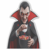 Creepy Vampire Dracula シール (正面)