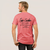 creepy villain cartoon トライブレンドＴシャツ (フル背面)