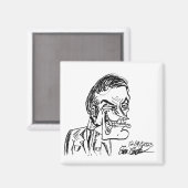 creepy villain cartoon マグネット (正面/裏面)