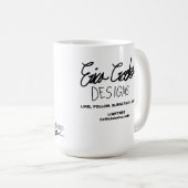 creepy villain cartoon art コーヒーマグカップ (正面右)