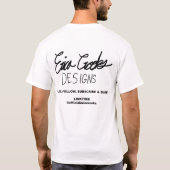 creepy villain cartoon tシャツ (裏面)