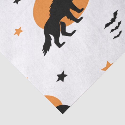 Creepy Wolf Pack Halloween 薄葉紙 (詳細)