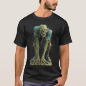 Creepy Zombie Undead Horror Halloween Scary Monste Tシャツ (正面)