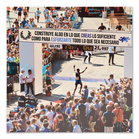 Creer en algo para esforzarte al máximo フォトプリント            (正面)