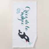 Créez de la magie ビーチタオル (正面)