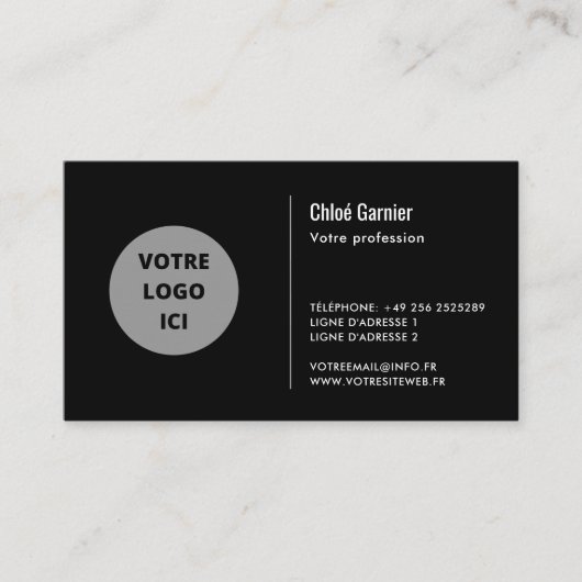 Créez Votre Propre Carte de Visite 名刺 (正面)