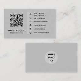 Créez votre propre carte de visite à code QR 名刺