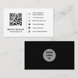 Créez votre propre carte de visite à code QR 名刺